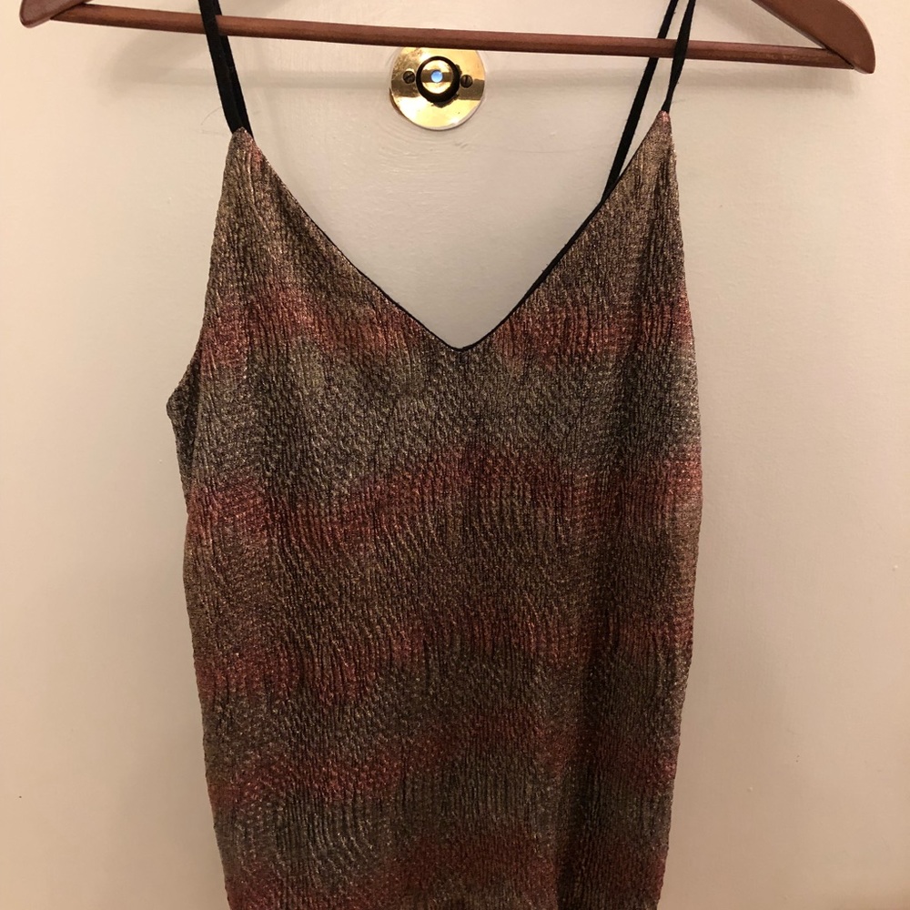 Urban Outfitters Metallic Tank Top
